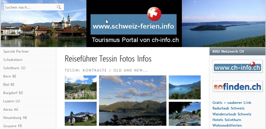 städtereise schweiz